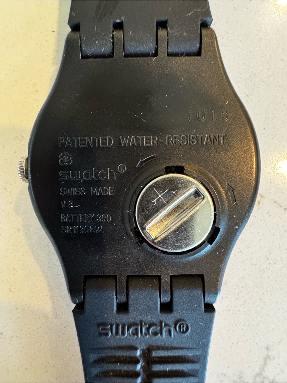 Swatch Adelboden Red and Black Plaid Watch - Picture 8 of 12